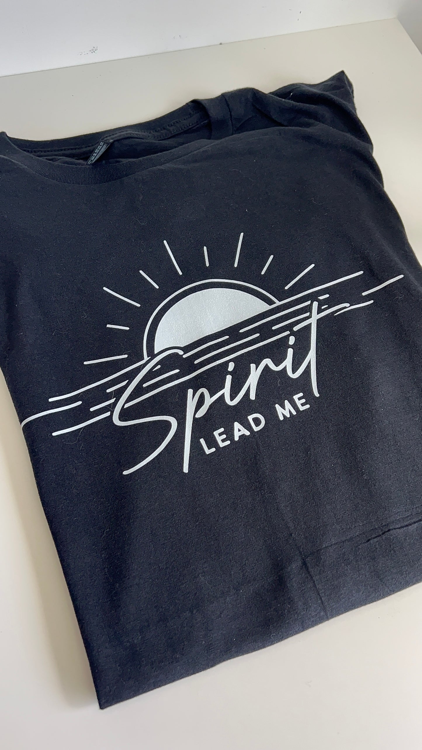 Spirit Lead me Tee Black